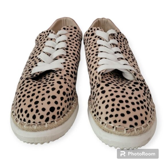 CCOCCI Shoes - Ccocci Womens Leopard Print Tie Up Sneakers Size 10 US